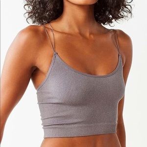 Urban outfitters Out from Under Sparkly grey tank top